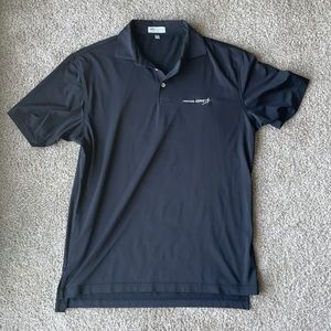 Peter Millar Summer Comfort Black Polo size Medium